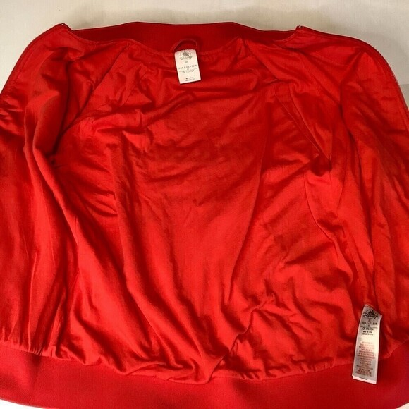 Disney The Original Mickey 1928 Burbank California Jacket Sz XS Red Embroidered - Picture 6 of 6
